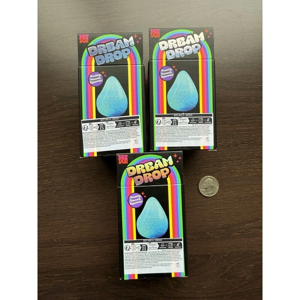 Needoh✨ Rare✨ Dream Drop Kids (Blue, Purple, Pink) All 3! - Picture 2 of 4
